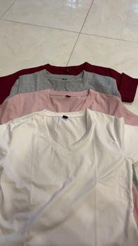 Product Review of ÁO BABYTEE NỮ CỔ TIM TRƠN FORM  DỄ PHỐI ĐỒ ĐI HỌC, ĐI CHƠI, ĐI LÀM CHẤT LIỆU COTTON MỀM MỊN THOÁNG MÁT BBT25 Top Women Cổ Tròn giặt bằng nước lạnh tối giản from T**h H**g 0