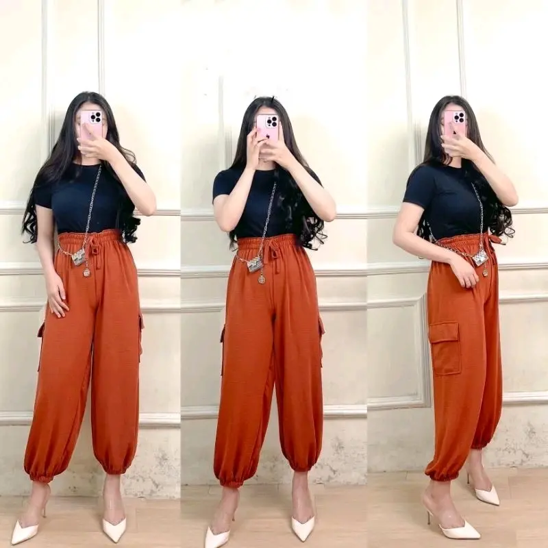 BERKAH JAYANA Jogger Pants Crinkle Airflow Sport 3