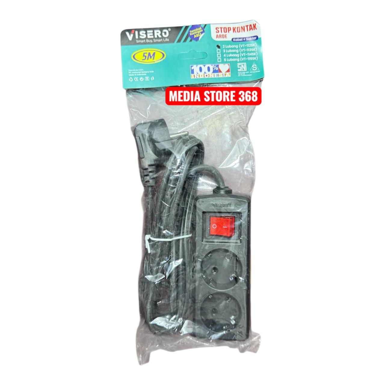 VISERO Stop Kontak/Terminal 5 Lubang Body HITAM Kabel 10M dengan Switch On/Off SNI Kabel Asli Tembaga Tahan Panas Kuat Tahan Lama VISERO Stop Kontak/Terminal 5 Lubang Body HITAM Kabel 10M dengan Switch On/Off SNI Kabel Asli Tembaga Tahan Panas Kuat Tahan Lama