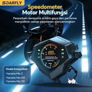 【Pengiriman 24 jam】SOARFLY Speedometer Mio Digital Spidometer Mio M3 Mio Z PNP Speedometer H4 Vietnam Yamaha Odometer Digital LED LCD