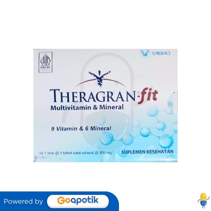 Gambar THERAGRAN-FIT STRIP 4 TABLET dari Apotek Edy Pondok Gede by GoApotik Kota Bekasi Tokopedia
