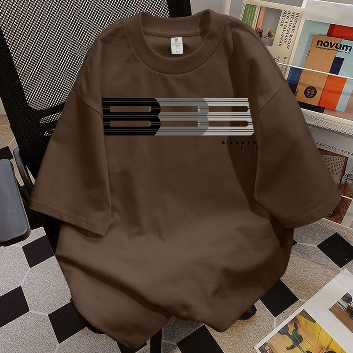 Kaos Katun Trendi Dengan Desain Cetak Grafis Unik, Longgar, Lengan Pendek, Leher Bulat, Unisex. Kaos Katun Trendi Dengan Desain Cetak Grafis Unik, Longgar, Lengan Pendek, Leher Bulat, Unisex.