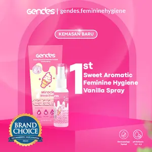Gendes Sweet Aromatic Feminine Spray With Vanilla 7 Miracle Bioactive 23ml | Perawatan Area Kewanitaan  | Membantu Mengurangi Keputihan | Membantu Menghilangkan Aroma Tidak Sedap Pada Area Kewanitaan
