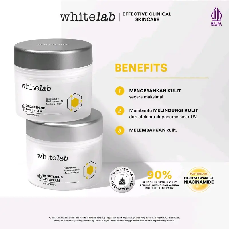 Paket Skincare Whitelab Brightening 01| Free SheetMask 2