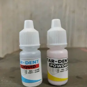 Lem Gigi Gusi Palsu 5 ml & 5 gram dengan Powder dan Liquid Merek Standar Terpercaya untuk Kebutuhan Anda