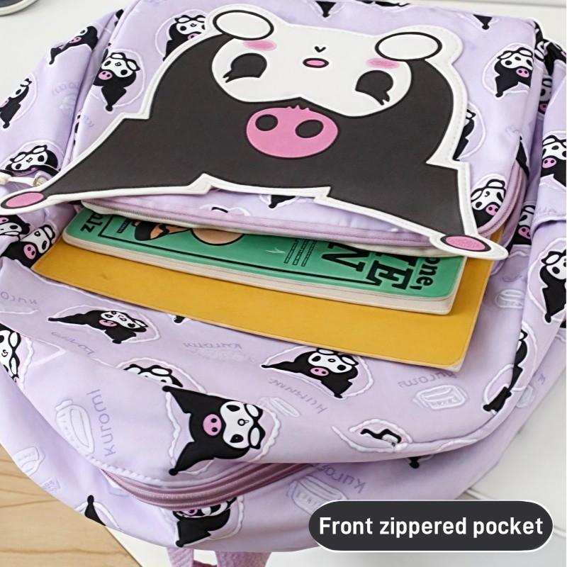 [MIANZHI] Ba Lô Trẻ Em Sức Chứa Lớn Không Thấm Nước Ba Lô Hoạt Hình Kuromi Và Cinnamoroll Dễ Thương Dành Cho Bé Gái Thích Hợp Đi Học 7