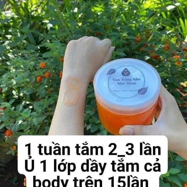 Combo dành cho da ngâm chai lì , khửu thâm kích trắng da body ( mỗi hủ 250gr ) 4