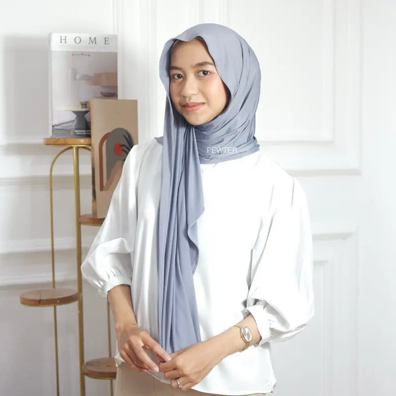 Pashmina Kaos Pewter