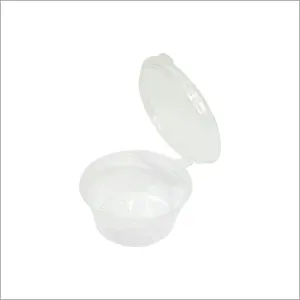 ( 50 PCS )Thinwall Cup Sambal 25ml 35ml Plastik Bulat Wadah Saus