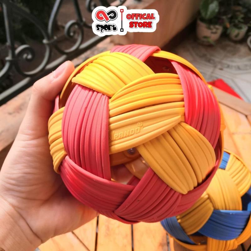 Trái, Quả Cầu Mây Thể Thao Pando Nhựa Tổng Hợp Cao cấp Với Độ Dẻo Cao Tiêu Chuẩn Tập Luyện Và Thi Đấu_Nhiều Màu 7