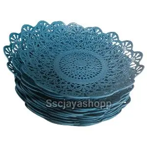 PAKET HEMAT ISI 24 PIRING ROTAN MOTIF Diamond tebal kwalitas Bagus kitchenware 5