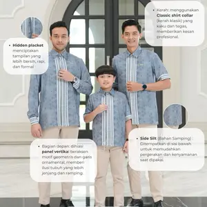 Kemeja Dewasa Lengan Panjang dan Pendek Sasmita Rasa by Coverme