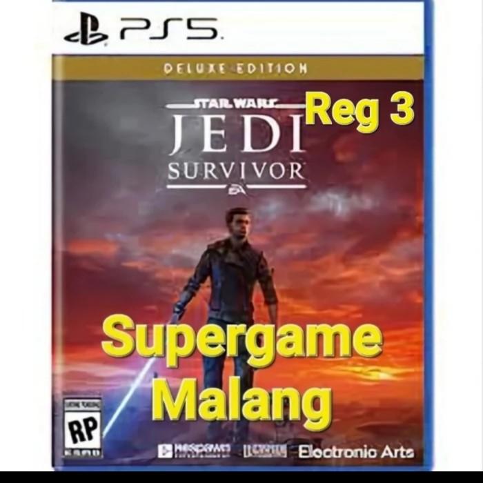 Gambar Star Wars Jedi Survivor PS5 Deluxe Edition Starwars Starwar PS 5 Cd - Standar dari Supergame Malang Kota Malang 3 Tokopedia