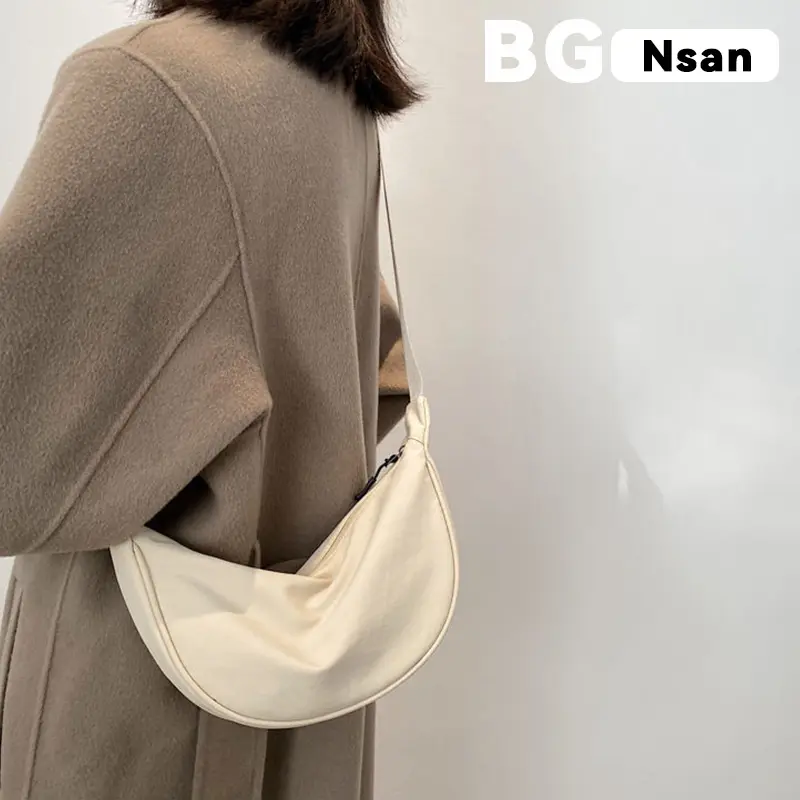 BG Túi JZ & Túi đeo chéo bằng nylon, Túi hình viên thuốc, Túi đeo vai nhẹ, Túi đeo vai nhỏ & Nhẹ, đơn giản và hợp thời trang