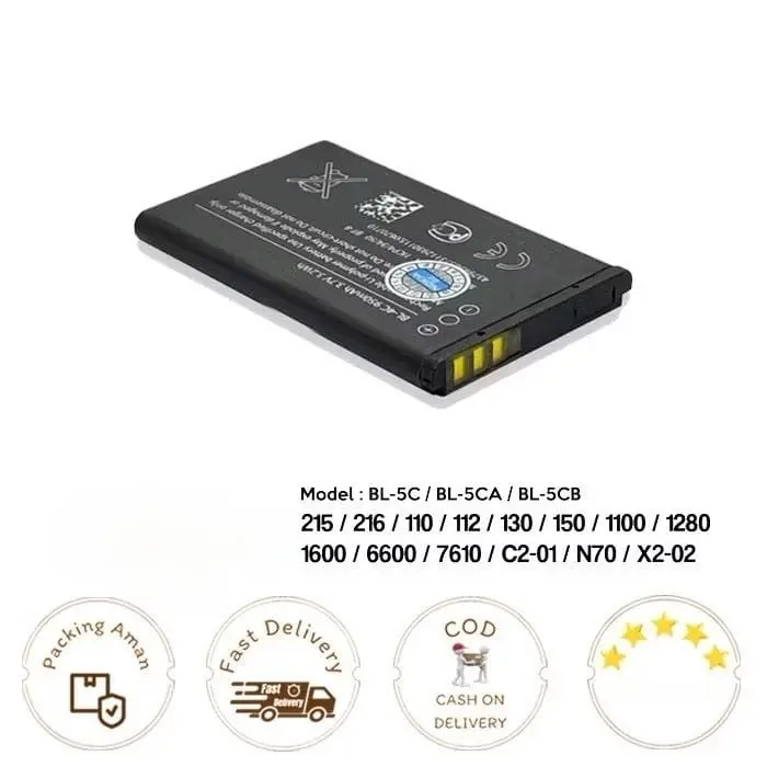 BATERAI NOKI4 BL-4C BL-5C BATTERY NOKI4 BL 4C 5C BATRE NOKI4 JADUL