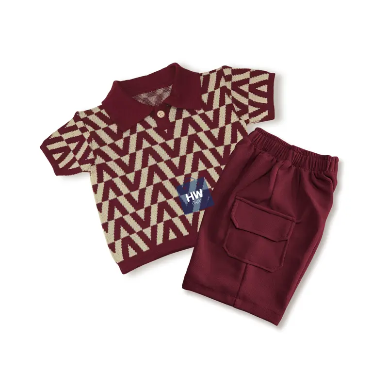 HW ONESET POLO V - Setelan Pakaian Anak LAKI-LAKI Rajut Fashion 6