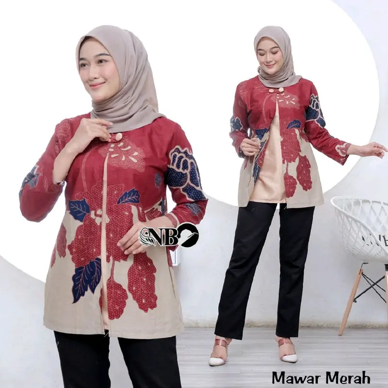 ATASAN BATIK PRIA DAN WANITA Seragam Kerja 6