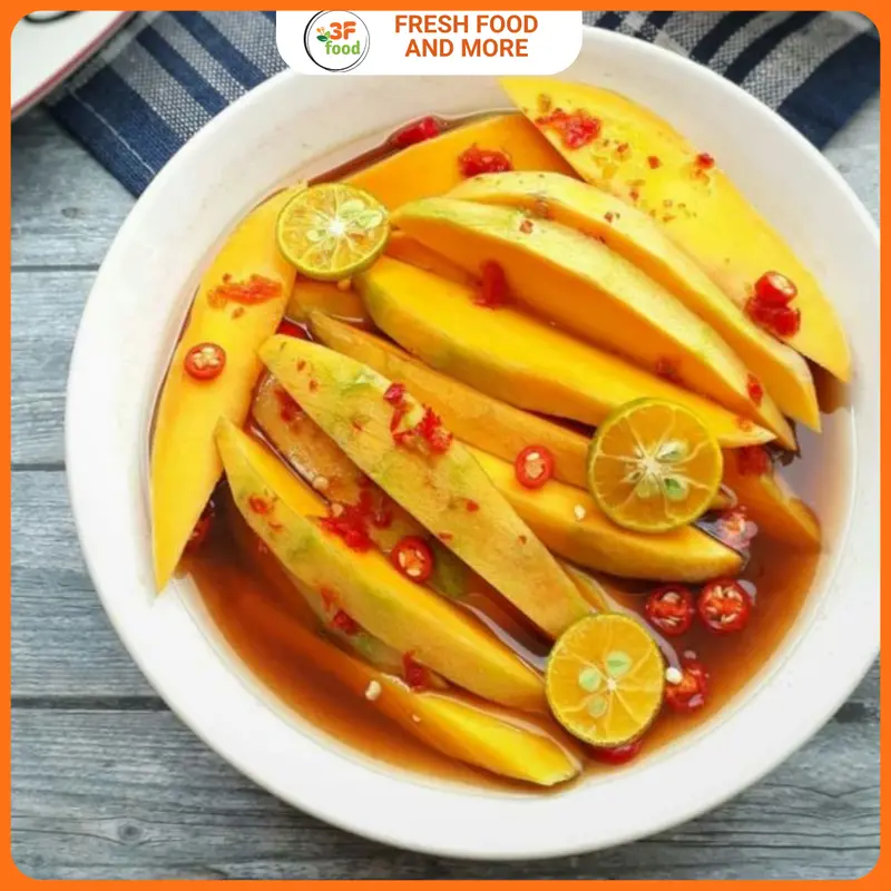 [3F FOOD] Beli 2 gratis 1 Manisan buah mangga pedas 250/500g, Gula asli, Kualitas premium Frozen 2