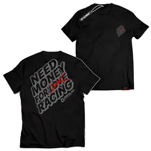 SNDVS_IDN Kaos Unisex 2.6 T-shirt NEED MONEY FOR RACING Bahan Cotton Combed 24s Nyaman Sablon Dtf Premium Fit Pria Wanita