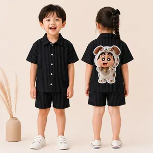 [Free Stiker Nama] Piyama Setelan Baju Tidur Anak Motif Kartun untuk usia 1-6 Tahun Laki laki Perempuan