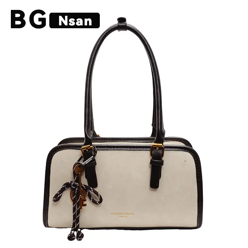 Túi Kẹp Nách Cổ Điển Chất Lượng Cao Dành Cho Nữ, Thích Hợp Cho Mùa Đông, Dễ Phối Đồ Đi Làm Túi Đeo Vai, Túi Boston Thời Trang, YM18