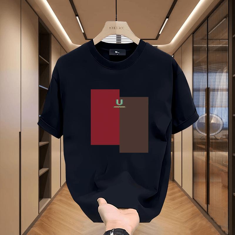 Áo Thun ngắn Tay Cotton Nguyên Chất, Phong Cách Mỹ, Anh Hùng Và Đẹp Trai, Dành Cho Nam Và Nữ Trẻ Trung, Thích Hợp Cho Mùa Hè, Thương Hiệu Hợp Xu Hướng Ins, Dáng Rộng Đường Phố, Áo Tay Lửng Menswear Cổ Tròn
