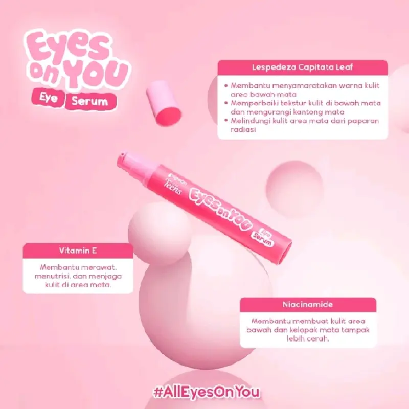 PIGEON TEENS Eyes On You Eye Serum | Serum Mata Untuk Kantung Mata & Mata Panda 3
