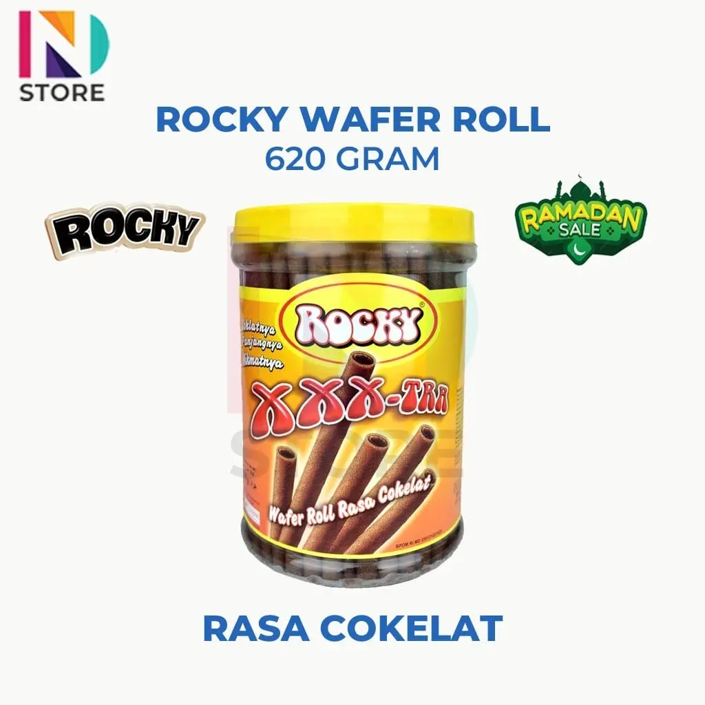 Rocky Extra Wafer Stick Chocolate 620gr