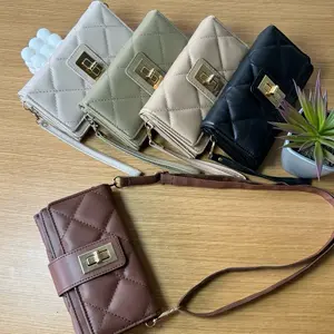 Dompet Panjang "CELSY" dompet lipat tali pendek/panjang wanita dompet pesta wallet