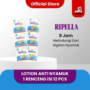 Ripella Lotion Anti Nyamuk - 1 Renceng Isi 12 Pcs