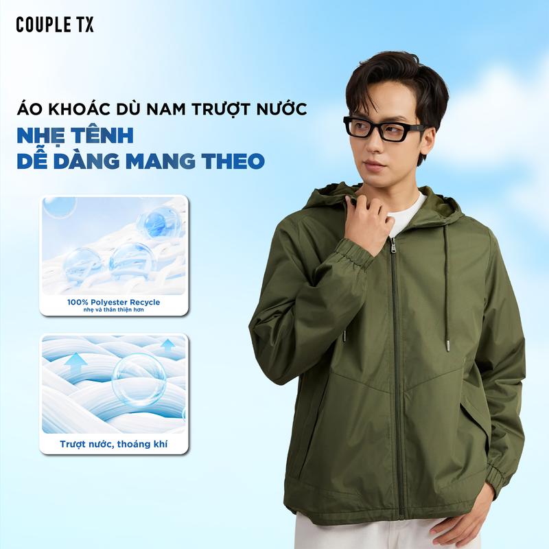 Áo Khoác Dù Nam Couple TX Form Relax MOP 1105