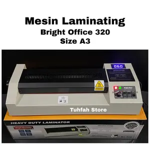 Mesin Laminating Bright Office 320 Uk A3 Laminator Machine New Mesin Laminator