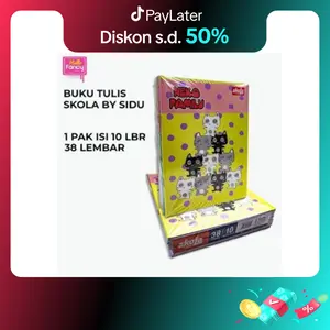 Buku Tulis Merk SKOLA By  Sinar Dunia 38 lembar isi 10 buku