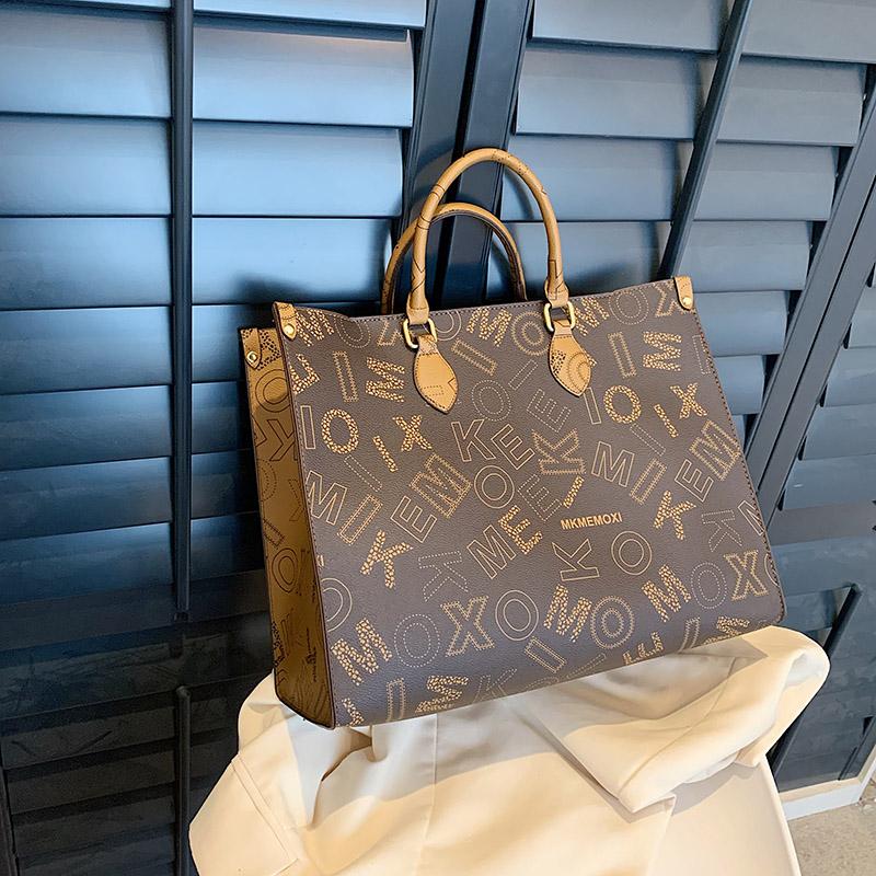 Túi Xách Tay, Cao Cấp, Dành Cho Nữ, Thời Trang Mới, Thích Hợp Cho Mùa Hè 2024, Túi Mua Sắm Cầm Tay Ngoài Trời, Sức Chứa Lớn, Túi Tote Đi Lại Dễ Phối Đồ