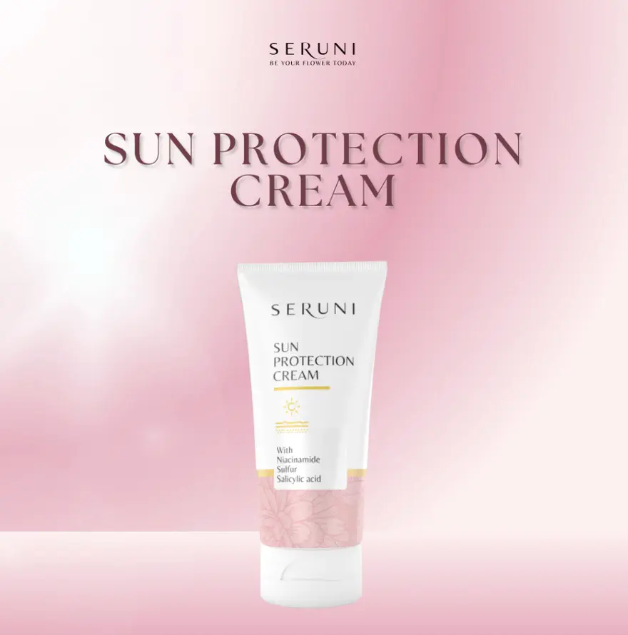 Seruni - Sun Protection Cream - Membantu Mencerahkan Kulit & Melindungi Kulit Dari Paparan Sinar Matahari [1 Pcs]