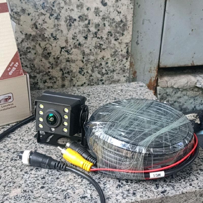 Cam Lùi Cho Xe Tải Có Hồng Ngoại LED Dây 15M Hỗ Trợ Lái Xe An Toàn Giảm Rủi Ro