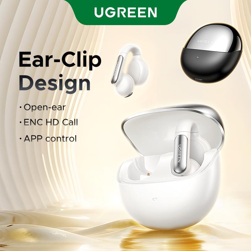 UGREEN HiTune S5, Tai nghe Bluetooth 5.4 không dây, Kẹp Tai mở, Thích hợp cho thể thao, có Micro và Móc tai