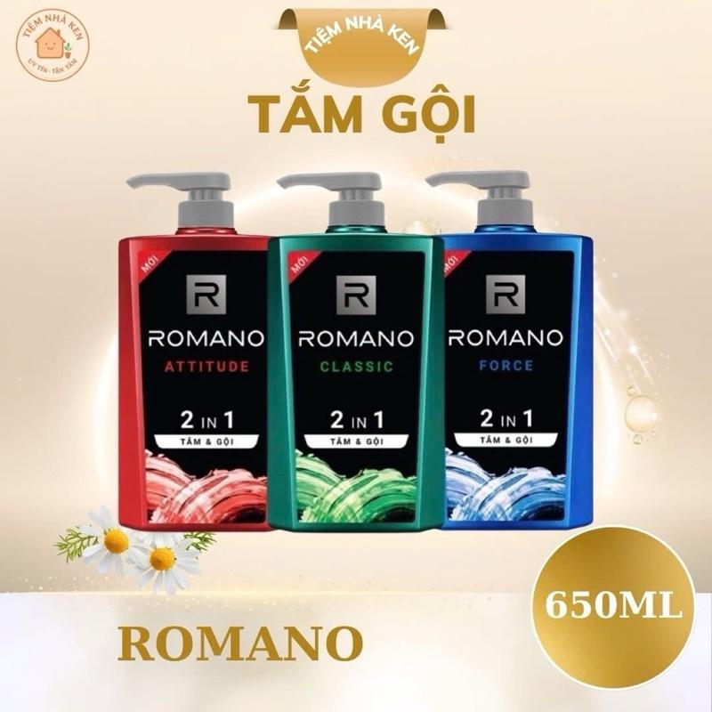 Sữa Tắm Gội Romano 650g Hương Nước Hoa 2in1 - TikTok Shop Vietnam