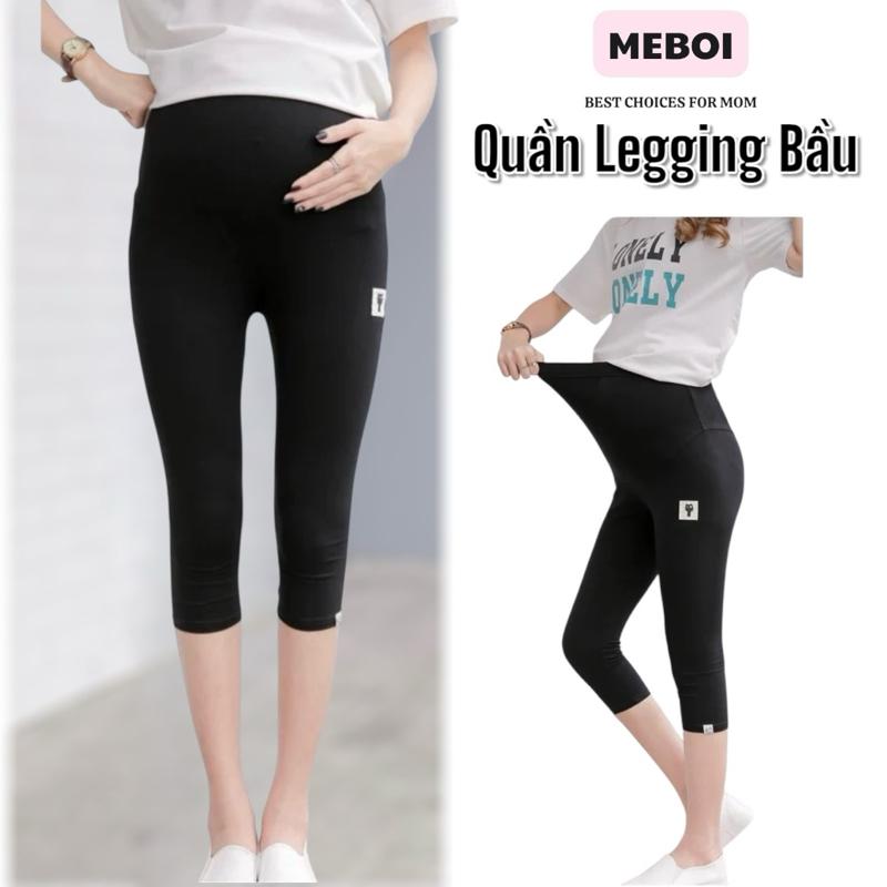 Quần Legging Bầu thun cotton zip mềm mát co giãn 4 chiều đủ dáng Đùi-Ngố-Lửng-Dài có bigsize LG05