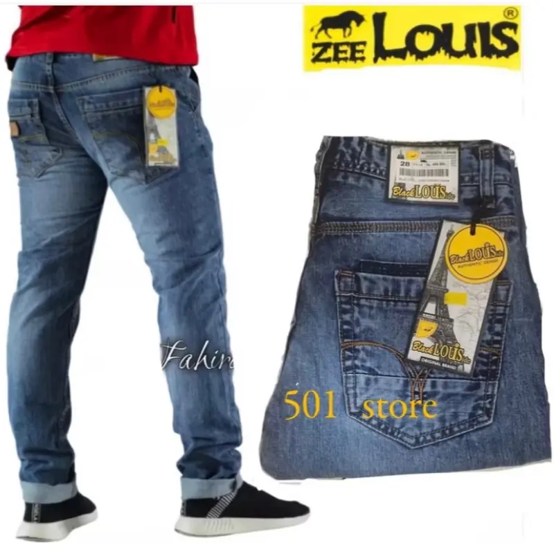 Zee Lois~ORIGINAL PANJANG REGULER//celana jeans pria 0