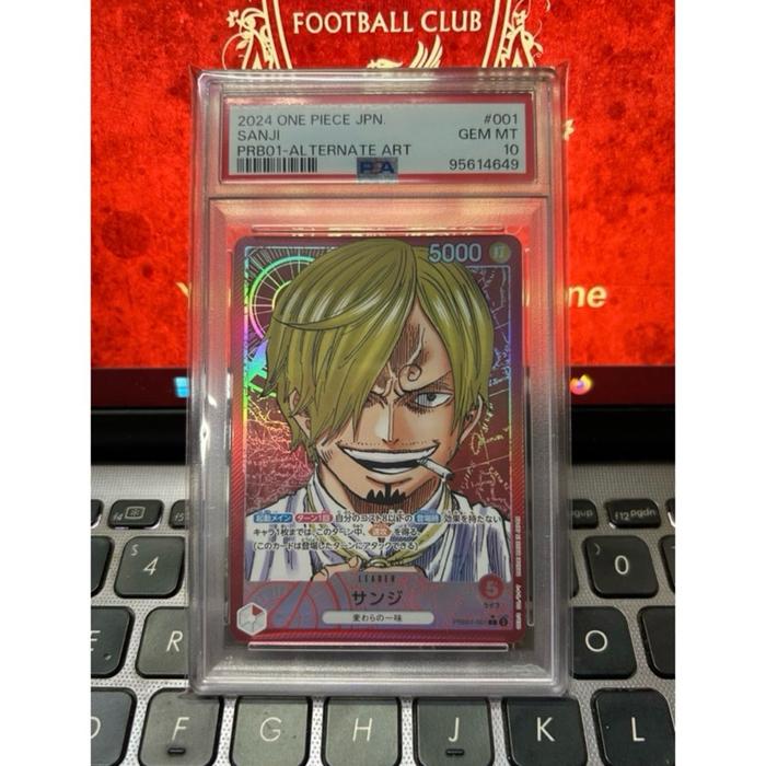 Jual ONE PIECE CARD TCG PSA 10 SANJI LEADER PARALLEL 2024