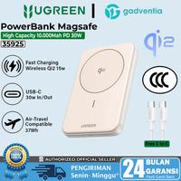 Gambar UGREEN PowerBank Magsafe CCC Certified PD Type C 20W 30W Fast Charging 10.000mAh For iPhone Samsung Android - 35925 10.000mAh Qi2 dari GADVENTIA Kota Administrasi Jakarta Barat 1 Tokopedia