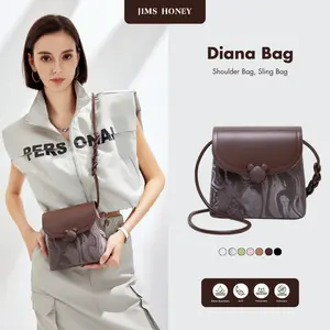 JIMS HONEY Tas Wanita Diana Bag Tas Selempang Sling Bag Tas Kecil Tas Lebaran Kulit local brand women 2025