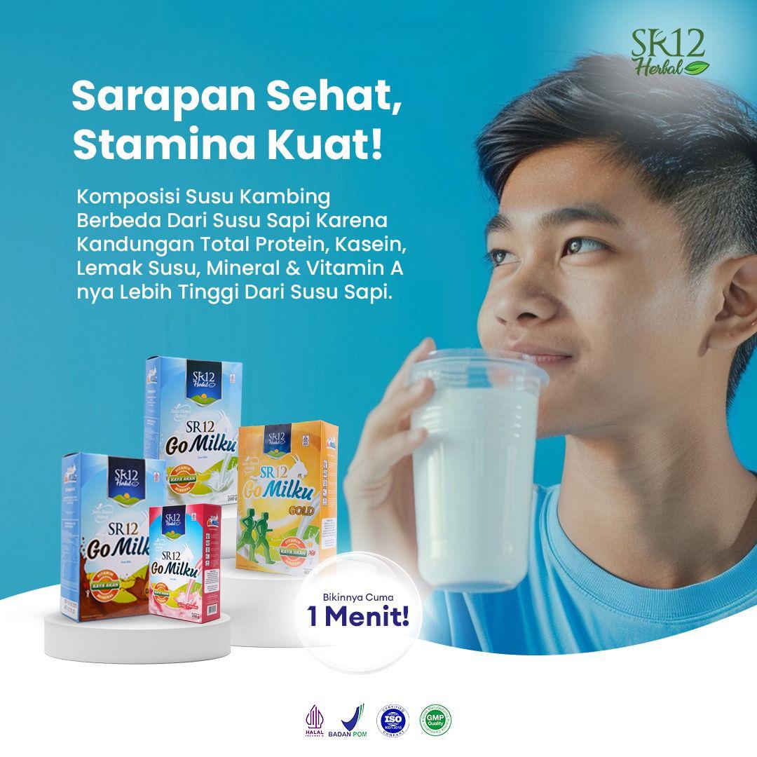 SR12 Gomilku 600gr Susu Kambing Etawa Bubuk Original Asli
