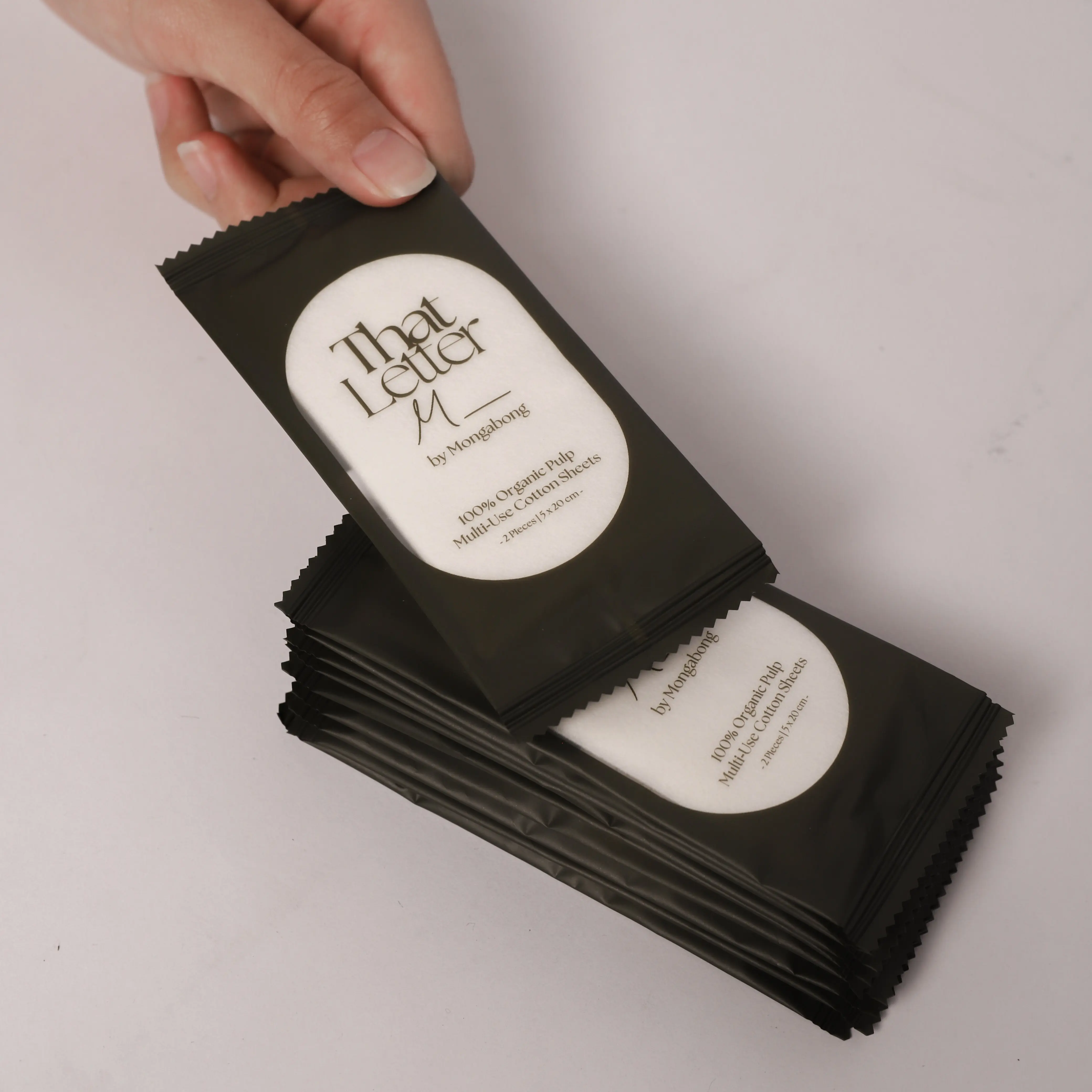 That Letter M 100% Organic Pulp Cotton Sheets Sachet