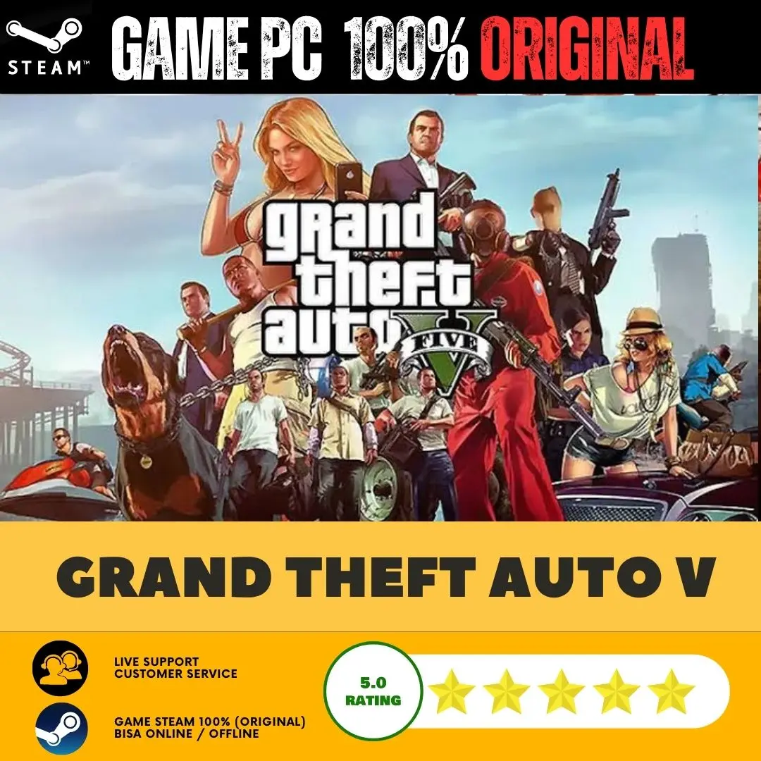 GTA V Online Game PC - Original 100% ONLINE ST3@M
