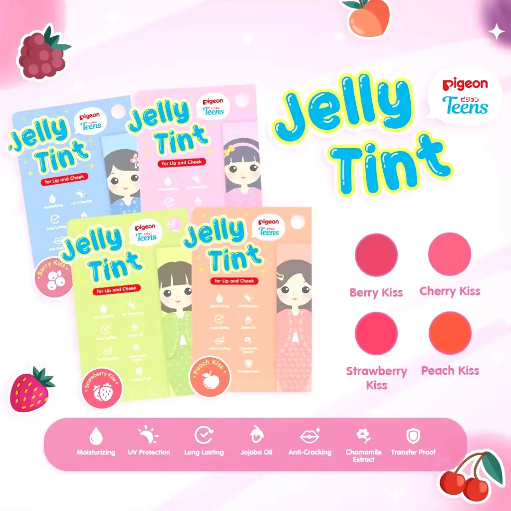 PIGEON TEENS Jelly Tint For Lips and Cheek - menmomstore