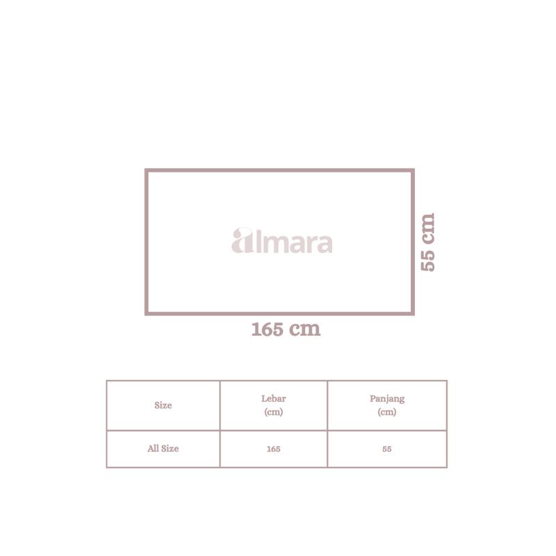Product Introduction of Almara - Pashmina Kaos Rayon Spandex Premium (Cool Tech) 0