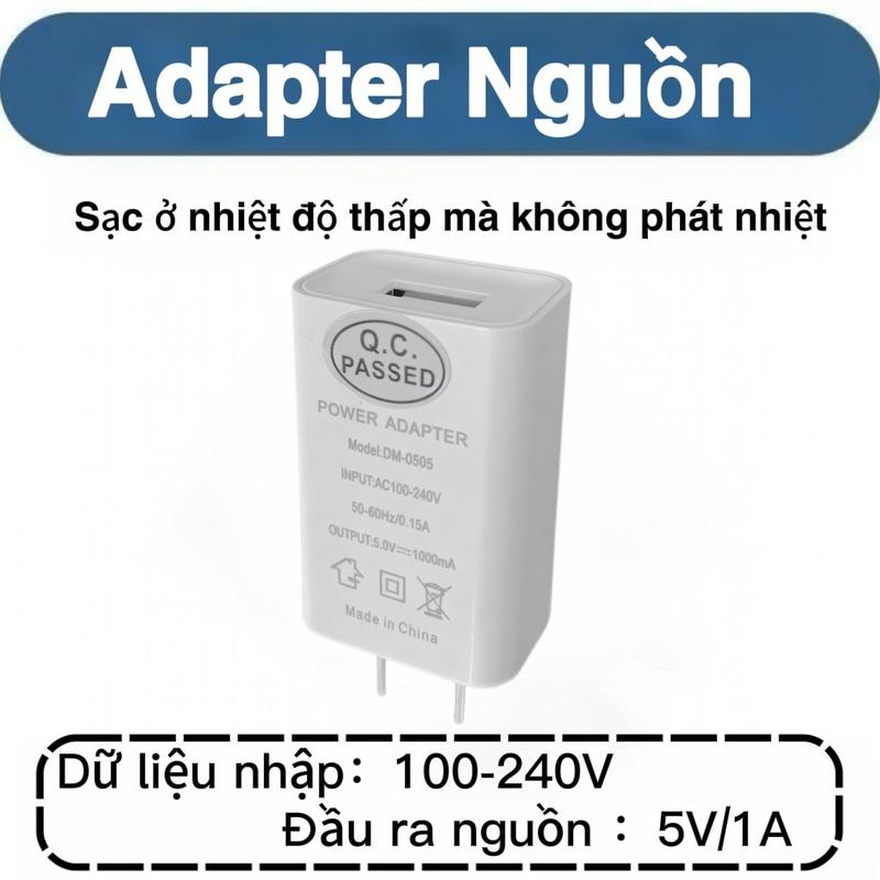 Củ sạc 5V 1A Cho Điện Thoại, Loa, đồng hồ, đèn led,...