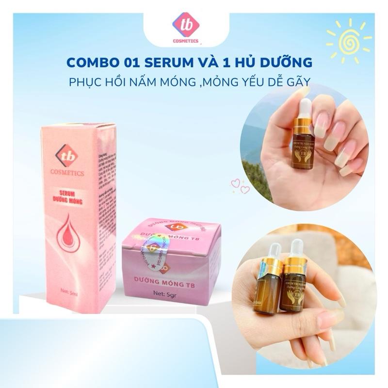   TB Cosmetic Combo 01 Serum Dưỡng Móng và 1 Hủ Dưỡng Móng tay,giảm Nấm Móng & Chăm Sóc Móng Tay Và Móng Chân do đi Làm Nails nhiều  thường xuyên đụng nước. 